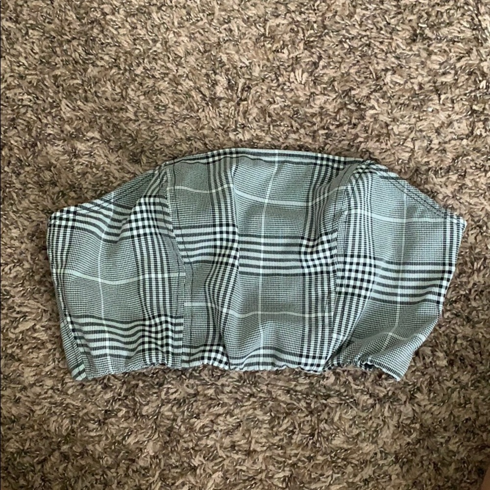 Zip Bandeau Top